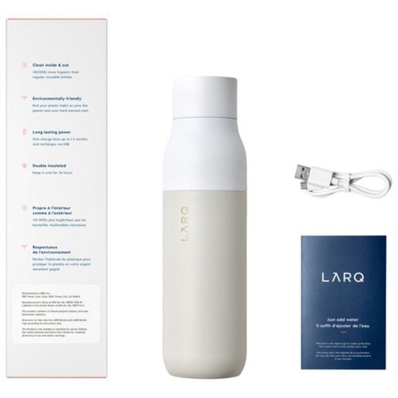 LARQ Bottle PureVis 25oz - Self-Cleaning & Insulated. ACCESSORIES INCLUDED!!! - Picture 6 of 6